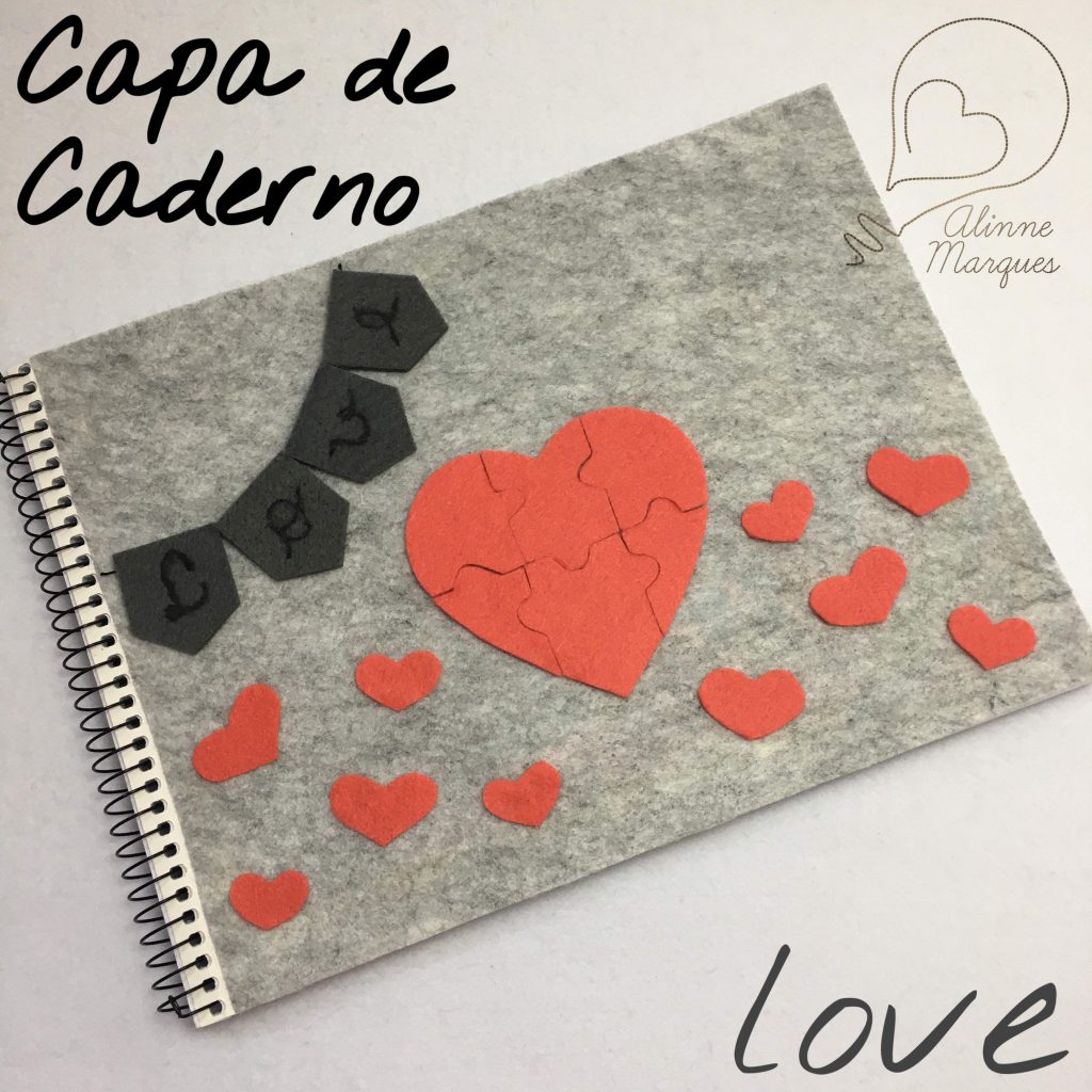 Capa De Caderno Love Diy Alinne S World